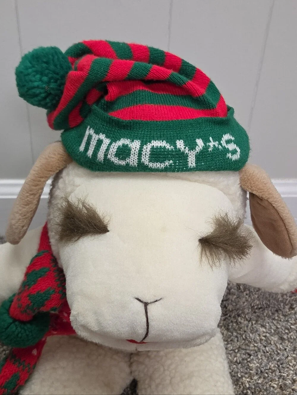 Vintage 1993 shari Lewis Lamb Chop  Stuffed Plush Lamb 19